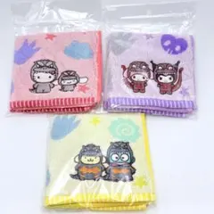 GODZILLA SANRIO CHARACTERS 刺繍ミニタオル 3点セット - メルカリ