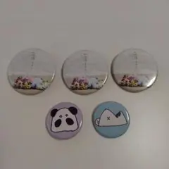 ♡花降る日々♡めあり―　鎖那　000 缶バッジ　ガチャ5個セット