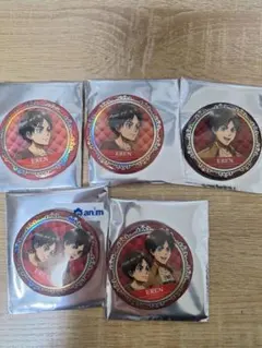 エレン ホログラムキャラバッジコレクション 5個セット アニメイトフェア