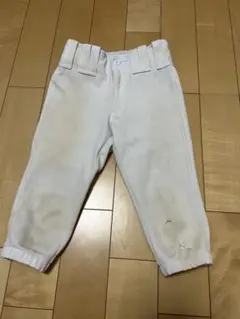 ホワイト スライディングパンツ　野球ズボン