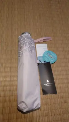 LANVIN COLLECTION 晴雨兼用折りたたみ傘　グレーピンクのサムネイル
