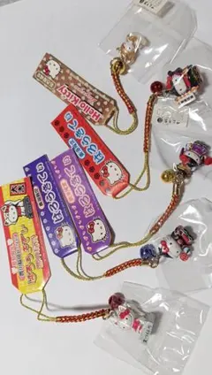 【バラ売り可】キティ Hello Kitty 地域限定 ストラップ 5点セット