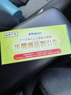 ヤマダ電機　年間商品割引券　未使用品 　6枚綴り