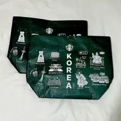 【韓国限定】スターバックス　エコバッグ 小　M サイズ　2点セット　スタバ