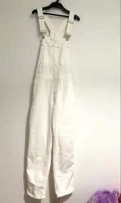 GAP ホワイト オーバーオール