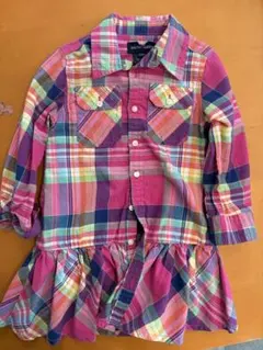Ralph Lauren チェック柄 ワンピース 2/2T