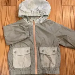ZARA フード付き ナイロンジャケット18-24ヶ月