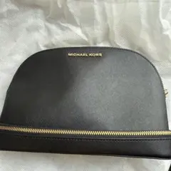 【新品未使用】MICHAEL KORS ポーチ ブラックのサムネイル