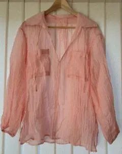 チャオパニックTYPY シアーカフタンスキッパー長袖シャツ