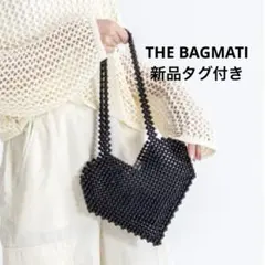 新品 THE BAGMATI ビーズ ハート ハンドバッグ ブラック　ミニバッグ
