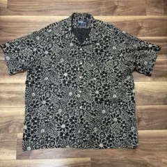 90s Ralph Lauren Shirt CLAYTON 黒 金 花 L - メルカリ