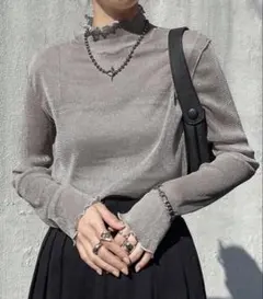 FRIFUL レディース メッシュタートルネックシアートップ Mサイズ