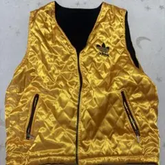 【adidas】80s-90s デサント製 リバーシブル キルティング ベストのサムネイル