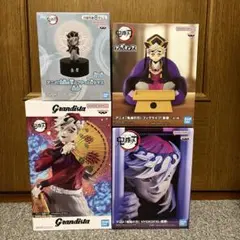 『鬼滅の刃』　童磨　フィギュア　ルームライト　フィグライフ　4点セット