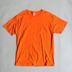 デッド　90s　フルーツオブザルーム　メンズ　Tシャツ　L 無地　オレンジ