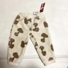 新品未使用　スヌーピー もこもこ　パンツ　90