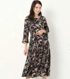 ミッシュマッシュ フラワープリント ワンピース