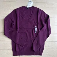 ユニクロ　カシミヤＶネックセーター　レディース