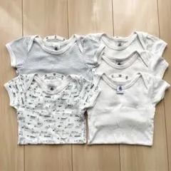 プチバトー　ボディスーツ81cm 18m５枚セット