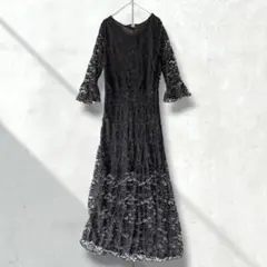 美品✨anysis lily calin 結婚式 パーティ ロングワンピース M - メルカリ