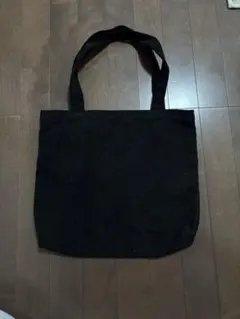 黒 コーデュロイ トートバッグ