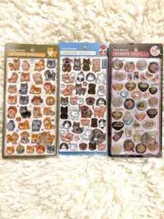 ボンボンドロップシール　和柄　3種セット