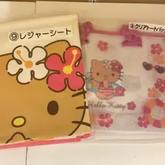 サンリオ ハローキティ当たりくじ クリアトートバッグ レジャーシート