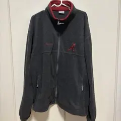 Columbia フリースジャケット XL グレー/赤