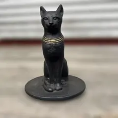古代エジプト 猫 置物 銅製 バステト神 像 オブジェ ネコ カ10 - メルカリ