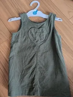 baby GAP コーデュロイサロペットスカート 80サイズ カーキグリーン