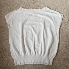 UNTITLED フレンチスリーブ　カットソー　レーヨン混