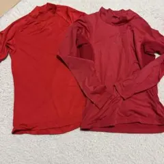 アンダーシャツ レッド 140サイズ　2枚セット