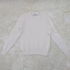 マッキントッシュフィロソフィー ケーブルニット 毛100% 38 M