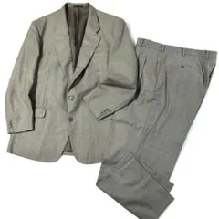 【美品】ルキフェロミラノ　スーツ　ジャケット　パンツ　チェック　大きいサイズLL