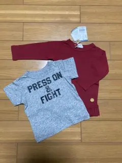 ブリーズ　ロンT&Tシャツセット 80