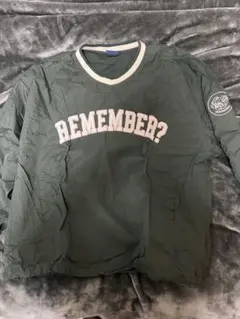 REMEMBER? ダークグリーン ナイロンジャケット Lサイズ