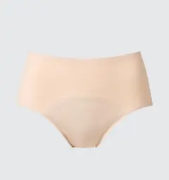 エアリズム吸水サニタリーショーツ/ジャストウエスト　ベージュLサイズ2個セット