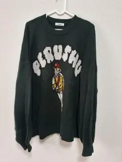 Perushu ダークグリーン グラフィックセーターのサムネイル