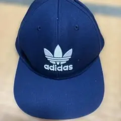 adidas ネイビー 3ストライプキャップ D96419