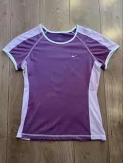 NIKE Dri-FIT レディース 半袖トレーニングシャツ パープルのサムネイル