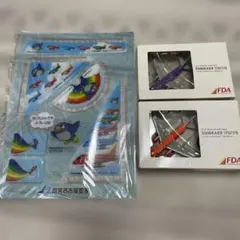 FDA フジドリームエアラインズ 飛行機模型 2機セット なごぴょん文具