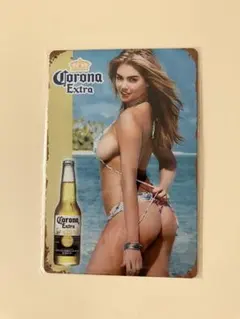 Corona Extra コロナ メタルプレート ブリキ看板 レトロ
