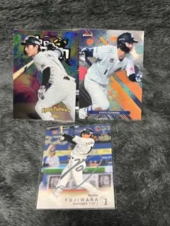 2025 TOPPS FINEST他　藤原恭大　カード3枚　千葉ロッテマリーンズ