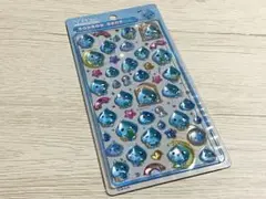 しずくちゃん ボンボンドロップシール 青 ブルー ボンボンドロップ ステッカー