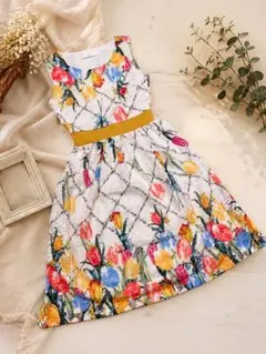 tocco closet 花柄ノースリーブワンピース　レース　トッコクローゼットのサムネイル