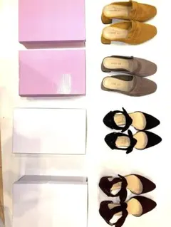 レディース パンプス・ミュール 4足セット 全て未使用