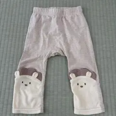 バースデイ　Cottoli ベビーパンツ ボーダー ライオン柄　90㎝
