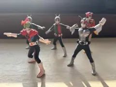 HG仮面ライダー フィギュア（5体セット)