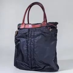 Felisi フェリージ　ヘルメットバッグ　ナイロン　レザー　紺　15-55のサムネイル