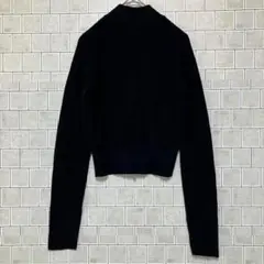 Tialassob　黒　長袖ニット 　bFサイズ 　シンプル　シック